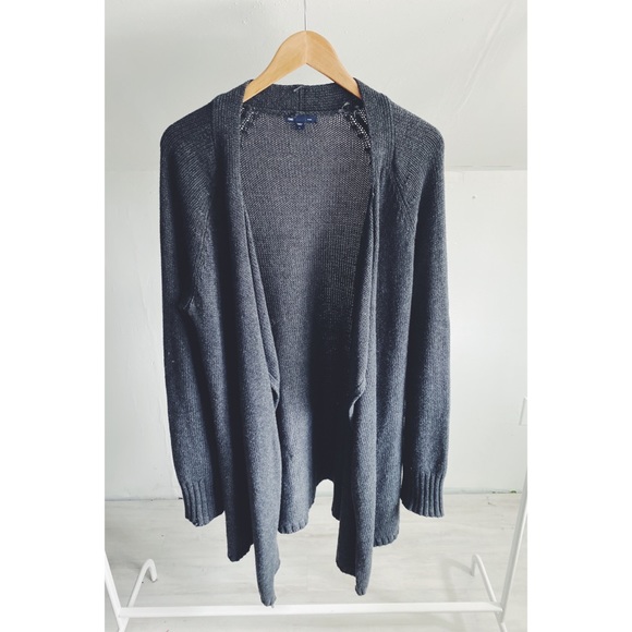 Gap Oversized Waterfall Open Front Knit Sweater - Picture 3 of 8